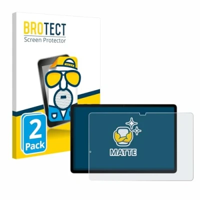 Abbildung von BROTECT Entspiegelungs Schutzfolie für Samsung Galaxy Tab S8 Plus 5G (2 Stück) Matte Displayschutz Folie, Anti Reflex, Fingerprint