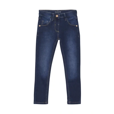 Abbildung von Minymo Power Stretch Jeans Slim Fit für Kinder, Größe: 134, Dark blue denim