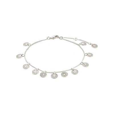 Abbildung von Pilgrim CAROL Armband m. kleinen filigranen coins versilbert