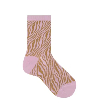 Abbildung von Hudson Damen Socken Zebra Fashion rose pink 0542 35 38