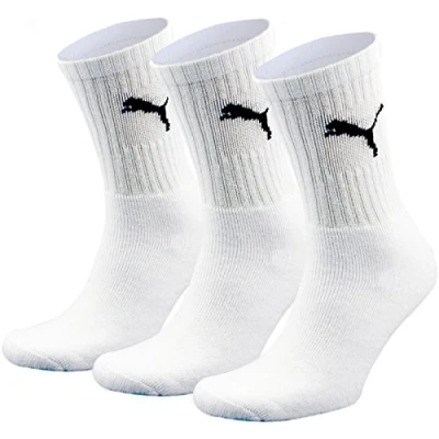 Abbildung von PUMA Sportsocken für Herren, Unisex, 3er Pack, weiß, 35/38