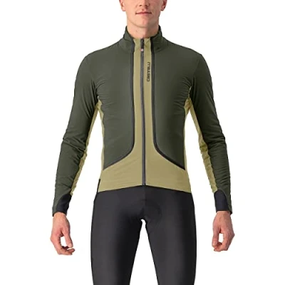 Abbildung von CASTELLI 4522508 FLIGHT Jacket AIR Men&#039;s Grünes Tee/militärisch grün schwarz L