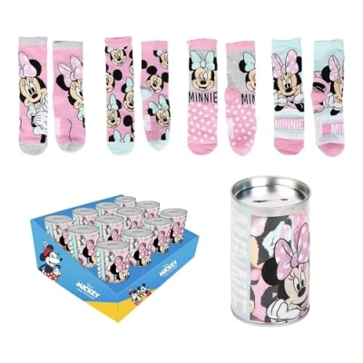 Abbildung von CERDÁ LIFE&#039;S LITTLE MOMENTS Unisex Kinder Pack Calcetines 4 Piezas Minnie Socken, bunt, 31 34
