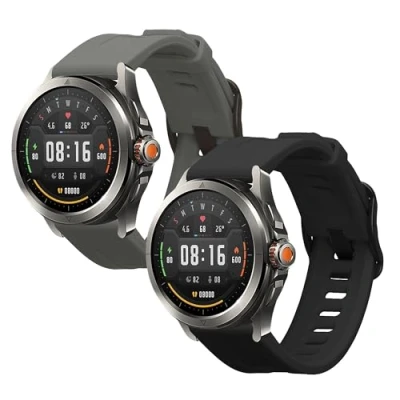 Abbildung von kwmobile 2X Sportarmband kompatibel mit Xiaomi Watch S4 Sport Armband Fitnesstracker Band Set aus TPU Silikon