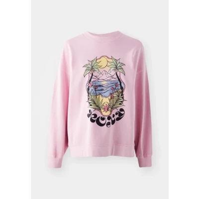 Abbildung von Roxy Lineup Oversized CREW Sweatshirt, Damen, Größe: XL, Parchment