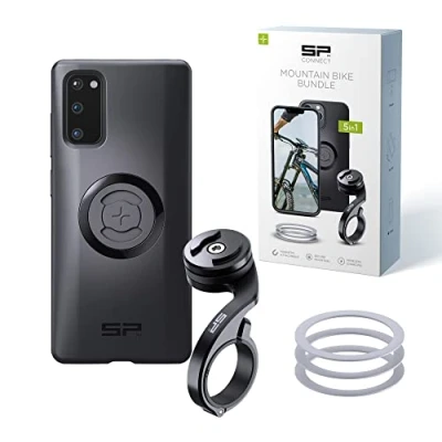 Abbildung von SP CONNECT Mountain Bike Bundle SPC+ kompatibel mit Samsung S20 Handyhalter für Mountainbike MTB Handy Halterung Gadget