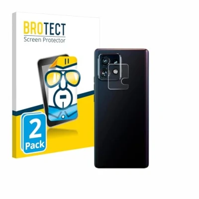 Abbildung von BROTECT (2 Stück Schutzfolie für Motorola Edge 40 Pro (NUR Kameraschutz) Displayschutz Folie Ultra Klar