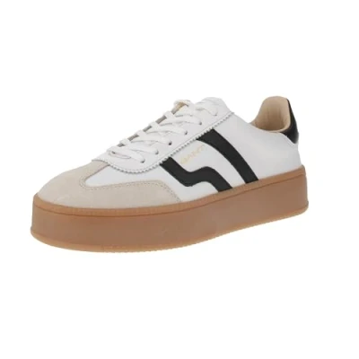 Abbildung von GANT FOOTWEAR Damen CUZMANI Sneaker, White/Black, 37 EU