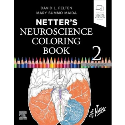 Abbildung von Netter&#039;s Neuroscience Coloring Book