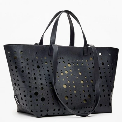 Abbildung von Desigual Shopping Bag, Damen, Größe: One Size, Black