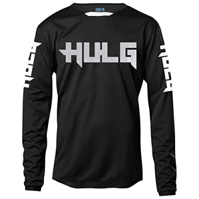 Abbildung von Radfahren Jersey Herren Mountainbike Motocross Langarm MTB T Shirt, Downhill Fahrrad Schnelltrocknend (Color 01,S)