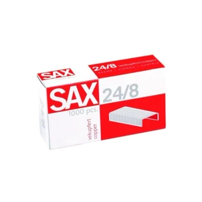 Abbildung von Heftklammern SAX 24/8 Kupfer 1000 Stk.