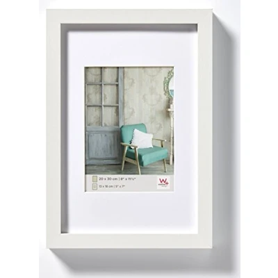 Abbildung von Walther design EA045W Stockholm Holzrahmen, 30x45 cm, weiß