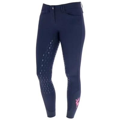 Abbildung von Covalliero Reithose Janne x PinkRibbon Dark Navy 40