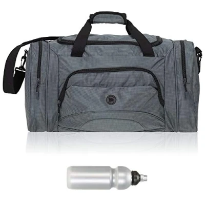 Abbildung von ELEPHANT Sporttasche Reisetasche Freizeittasche Damen Herren groß 55 cm Large, Color Sport Tasche Reise Sauna Fitness Gym + Flasche