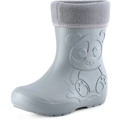 Abbildung von Ladeheid EVA Kinder Gummistiefel Regenschuhe gefüttert LA CA 11