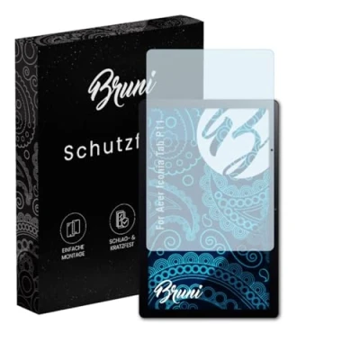 Abbildung von Bruni Schutzfolie kompatibel mit Acer Iconia Tab P11 Folie, glasklare Displayschutzfolie (2X)