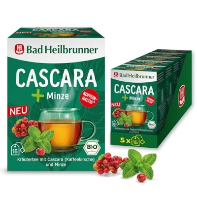 Abbildung von Bad Heilbrunner Bio Cascara+ Minze (5 x 15 Filterbeutel)
