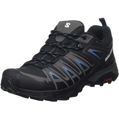 Abbildung von Salomon Herren X Ultra Pioneer Gore tex Hiking Shoe, Black Magnet Bluesteel, 49 1/3 EU