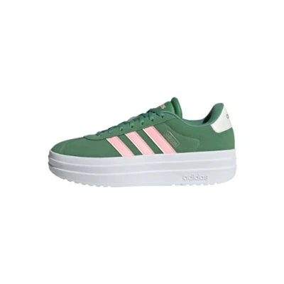 Abbildung von adidas Damen VL Court Bold Shoes Schuhe, Preloved Green/Pink Spark/Ivory