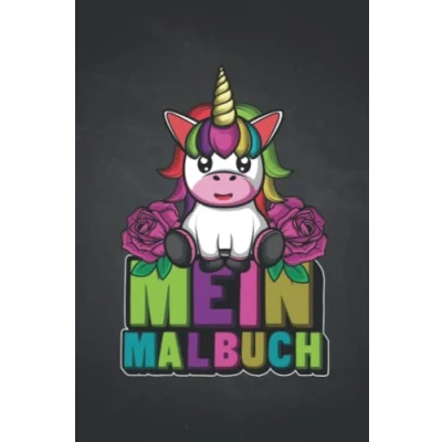 Abbildung von Mein Malbuch: Tolles Kinder Malbuch. 120 Seiten Blanko. Malbuch Jungs, blanko Kinder, Zeichenbuch Aquarell, Mädchen, ... 6x9&quot; (ca. DIN A5) Softcover