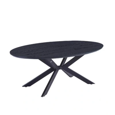 Abbildung von HOME DELUXE Esstisch Oval AVENTIS inkl. Sternfuß 200 x 120 cm, Esszimmertisch