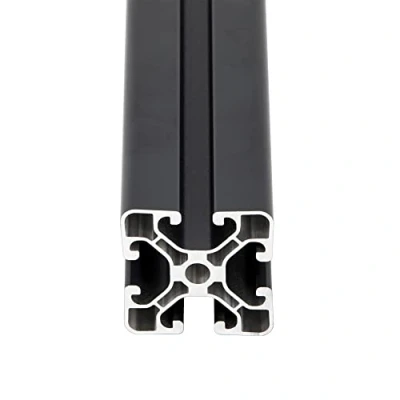 Abbildung von SCHMIDT systemprofile 2000mm Aluminium Profil 40x40mm Nut 8 Strebenprofil Anthrazit 4040 Alu Konstruktionsprofil Aluprofil 2m