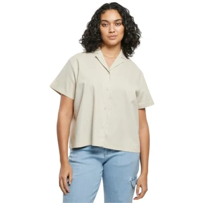 Abbildung von Urban Classics Resort Hemdbluse, Damen, Größe: XXL, Softseagrass