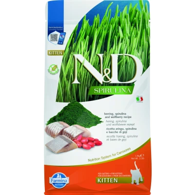 Abbildung von N&amp;D Spirulina Kätzchenfutter Hering 1,5 kg