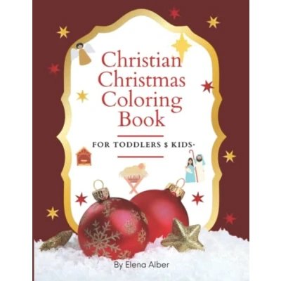 Abbildung von Christian Christmas Coloring Book: The Birth of Jesus Book for Toddlers and Kids (Age 2 8), 23 Pages (Christmas Books Kids)