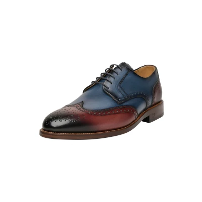 Abbildung von Henry Stevens Schnürschuh &quot;Marshall FBD Businessschuh&quot;, Herren Halbschuhe Leder handgefertigt, Anzugschuhe