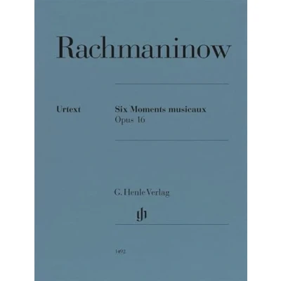 Abbildung von Six Moments musicaux op. 16; Klavier zu zwei Händen
