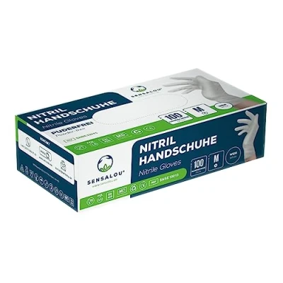 Abbildung von Sensalou Nitril Handschuhe Größe M 100 St