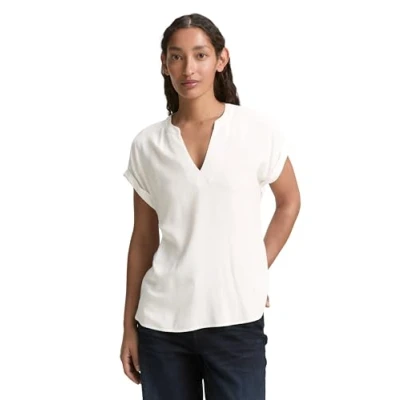 Abbildung von TOM Tailor EASY Shape Bluse, Damen, Größe: 32, Whisper white