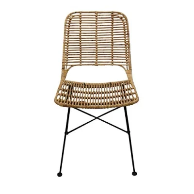 Abbildung von Lycce Rattanstuhl Lilly Flechtstuhl Hellbraun Sitzhöhe 45cm