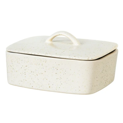 Abbildung von Broste Copenhagen NORDIC VANILLA Butterdose 15 cm
