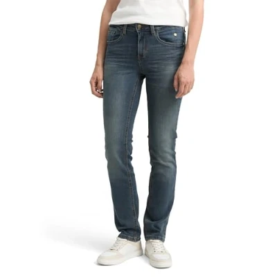 Abbildung von TOM Tailor Alexa Jeans Straight Leg, Damen, Größe: 27x34, Blue