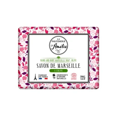 Abbildung von La Parfumerie d’Amélie Seife aus Marseille Olive 200g Cosmos Natural