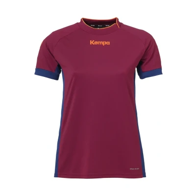 Abbildung von Kempa Prime Tshirt print, Damen, Größe: XXL, deep rot blau