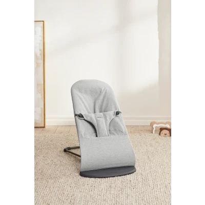 Abbildung von BabyBjörn Bliss Babywippe Gewebt, Light Grey Melange