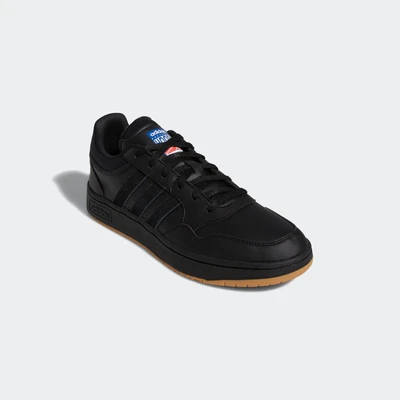 Abbildung von adidas Originals Hoops 3.0 Sneaker low, Herren, Größe: 40.5, Schwarz Textil/synthetik