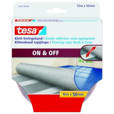 Abbildung von 6 x Tesa Klett Verlegeband 50mmx10m