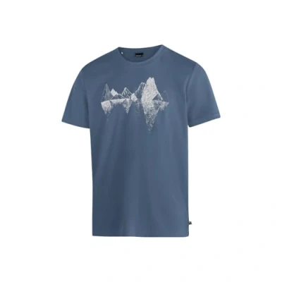 Abbildung von Maier Sports Tilia Pique M, Herren T Shirt, Funktionsshirt mit Rundhals für Wandern und Freizeit, dryprotec Technologie, Atmungsaktiv, NFC Chip einfaches Recycling, Blau, L