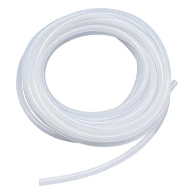 Abbildung von Silikonschlauch 2mm ID x 4mm OD 8 Meter Länge, LAVMHAB Lebensmitteltaugliche Schläuche Flexibler Schlauch Klar Wasser Luft Rohre für die Pumpe übertragen