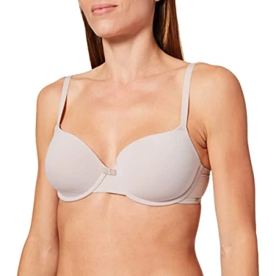 Abbildung von Huber Damen dames cups B gelloser BH, Silber (Light Taupe 0636), 95C EU