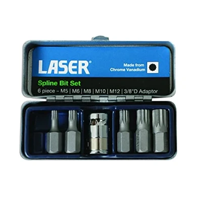 Abbildung von Laser 0592 Spline Bit Set 6pc