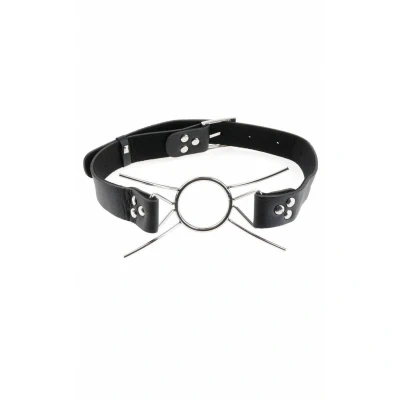 Abbildung von Knebel „Spider Gag“, mit Metallring und streben