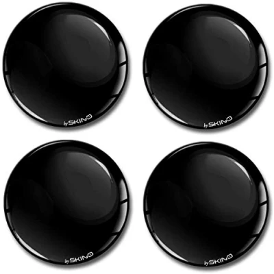 Abbildung von SkinoEu Aufkleber Autoaufkleber für Radkappen Nabenkappen Nabendeckel Radnabendeckel Rad 56mm Schwarz A 756