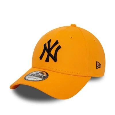 Abbildung von New Era MLB Kappe York Yankees gebogener Schirm verstellbar Schnalle Cap NY gelb schwarz One Size