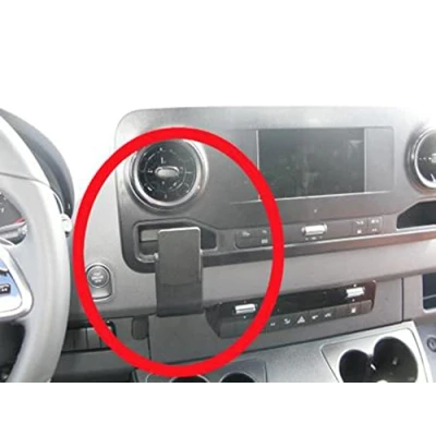 Abbildung von Brodit ProClip Fahrzeughalter 855442 Made IN Sweden Mittelbefestigung für linkslenkende Fahrzeuge passt Gerätehalter, Black